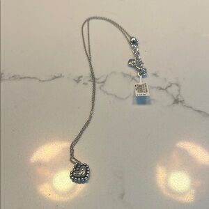 Brighton Silver Heart Pendant Necklace Be Mine/Love